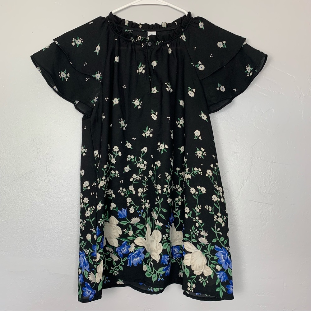 Old Navy Floral Blouse Size XS